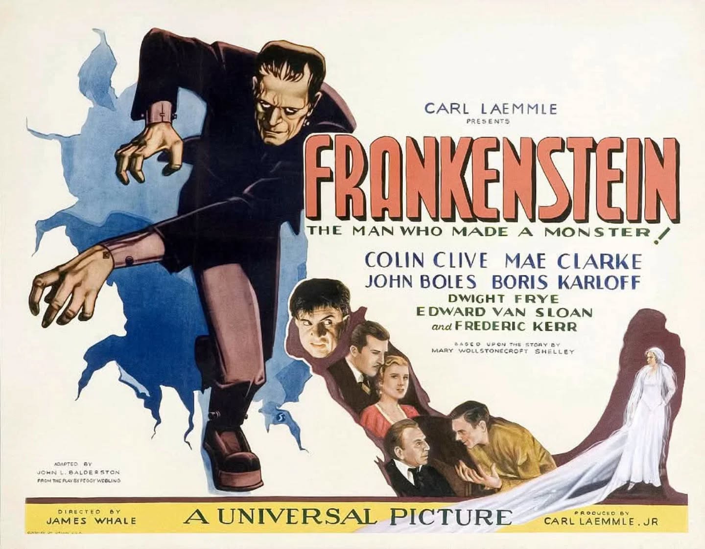 On October 30th, the Wellington Wind Symphony will present the 1931 film Frankenstein, and play the soundtrack commissioned by Michael Shapiro to accompany this silent film!
Read on to learn about the music that has been added to this fantastic film:
Michael Shapiro was commissioned in 2001 by The Chappaqua Orchestra’s Boris Koutzen Memorial Fund to write the movie score for the classic film Frankenstein (1931) directed by James Whale and starring Colin Clive and Boris Karloff. The world premiere of the work with live orchestra and film occurred in October 2002 at the Film Society of Lincoln Center’s Jacob Burns Film Center in New York and since its premiere has received over 60 productions worldwide.
Unlike The Bride of Frankenstein (1935), with its lush score by Franz Waxman, the original Frankenstein was produced without a movie score. Many critics, such as Leonard Maltin, have remarked that Frankenstein is badly in need of music. Mr. Shapiro’s 70-minute score is written to be played under the dialogue of the film. For modern day moviegoers, Mr. Shapiro’s haunting music adds significantly to the emotional impact of the film.
_____________________________________
Join us at WLU’s Theatre Auditorium on October 30th at 7:30 pm for our showing of the film FRANKENSTEIN! The Shapiro's movie soundtrack will be played LIVE by members of the Wellington Wind Symphony!
This is an event not to be missed!
PLUS, it’s not too late to score your Season Pass and save $10 on all four of our main season concerts!
🎟 Tickets for Frankenstein available at: http://bit.ly/4mNC6oJ
🎟 Season Pass available at: https://bit.ly/3IYtdLg