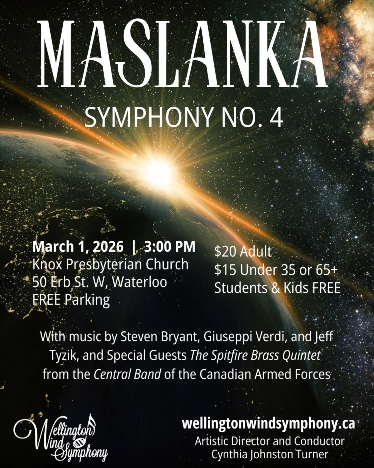 While many were watching the Olympics or the Super Bowl tonight, the members of the Wellington Wind Symphony were at rehearsal working hard on the incredible repertoire for our upcoming concert! Come check it out! 

🗓️ March 1st, 3:00 PM
📍 Knox Presbyterian Church (50 Erb St, W, Waterloo)
🅿️ FREE Parking!
🎟️ Tickets available at: 
www.wellingtonwindsymphony.ca