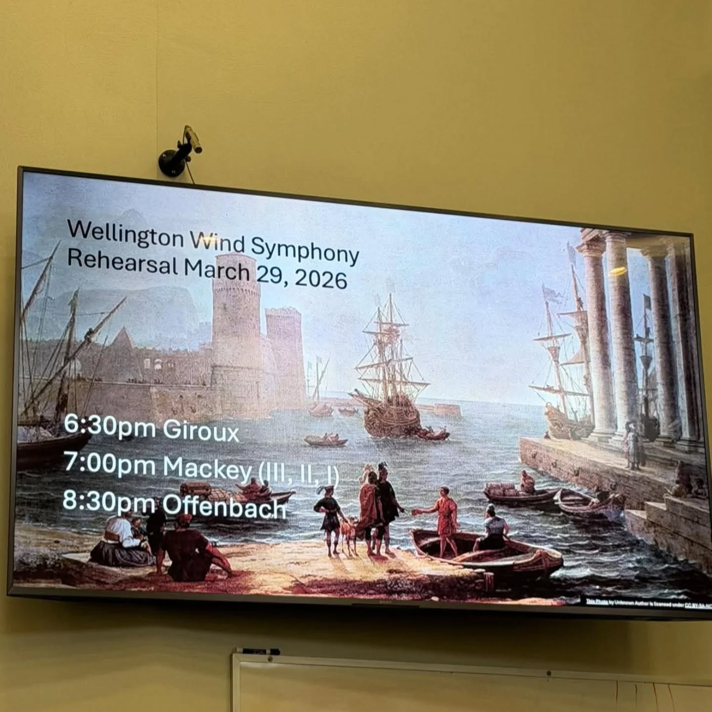 A sampling of the musical treats that we are preparing for you…