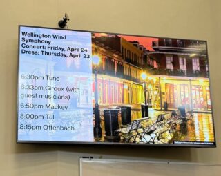 We are down to the wire and couldn’t be more excited! Come hear some incredible repertoire on Friday at 7:30 PM!! 🎵

🗓️ April 24, 2026, 7:30 PM
📍 Theatre Auditorium, WLU
 (75 University Avenue West, Waterloo)
🎟️ Tickets: wellingtonwindsymphony.ca
